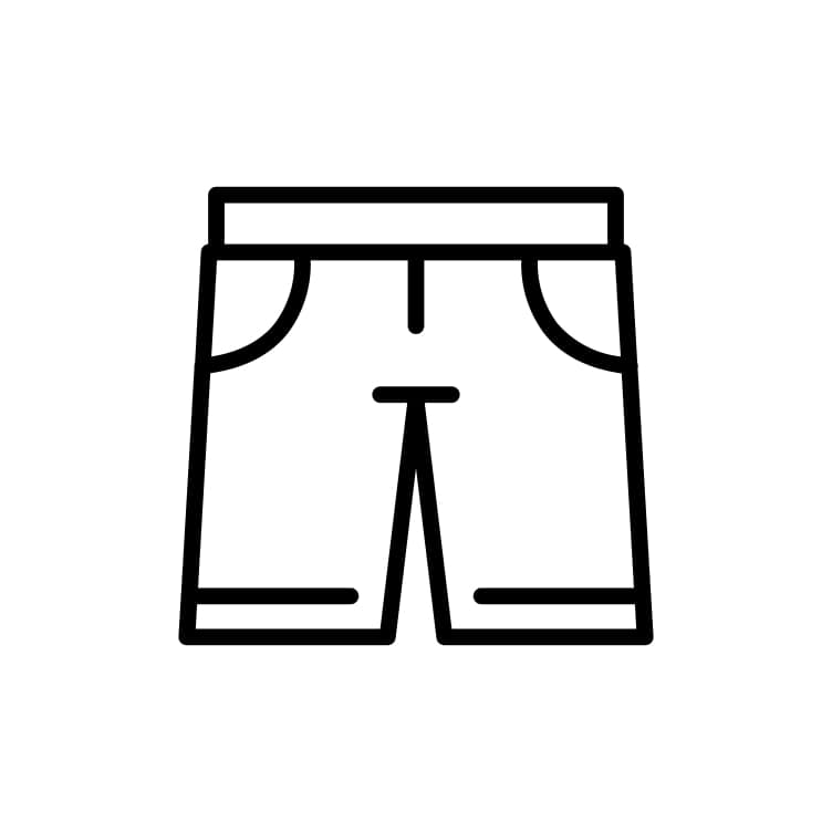 Shorts garment template